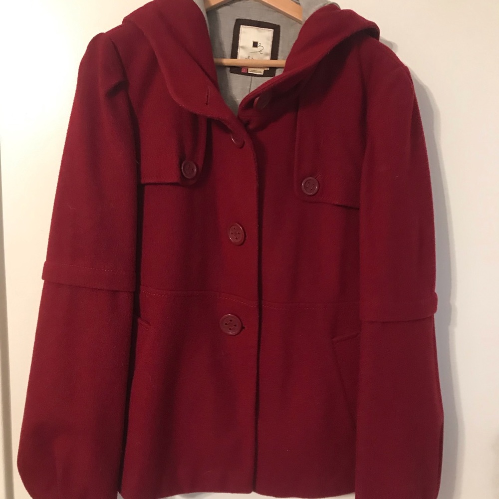 Anthropologie elevenses wool-blend jacket